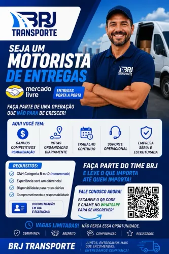 Vaga para motorista