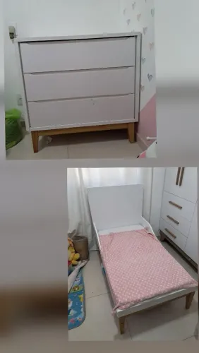 Berço/minicama + cômoda Abracadabra