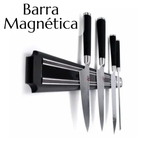Barra Magnética 30 Cm - Facas, Ferramentas e Outros Utensílios Metálicos _ CS07