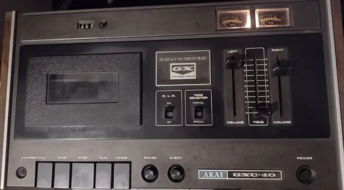 Raro AKAI GXC-40 de  1972 - Toca Fitas e Gravador de K7 - É Vintage 