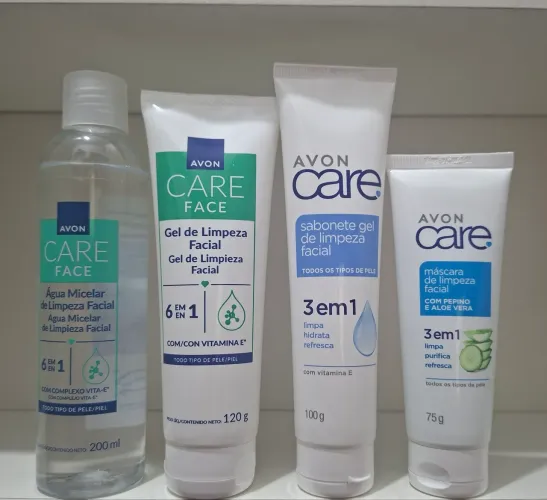 Kit produtos rosto Avon