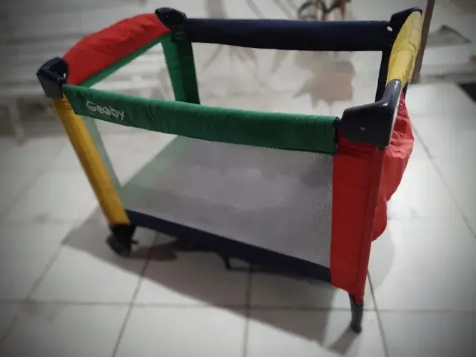 Berço portátil fácil de transportar