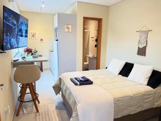 Studio mobiliado para locação 21m² Campeche Sul, R$ 2.500/mês