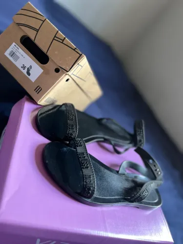 Melissa M Lover Sandal Preta