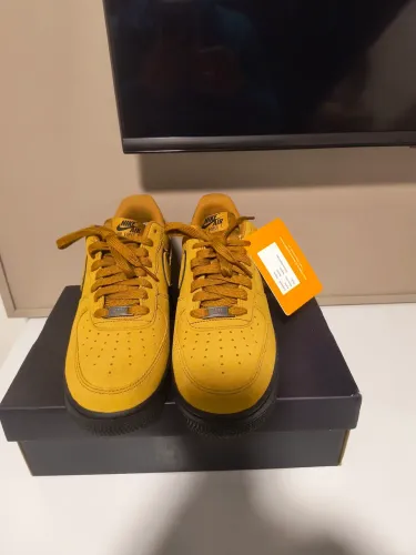 Nike Air Force 1 Low Desert Ochre Black tamanho 40