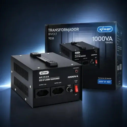 Transformador De Energia 1000va Tensão Bivolt 220v 110v