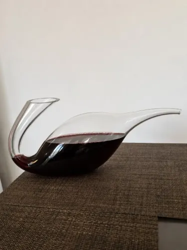 Peça de Luxo - Decanter Austriaco RIEDEL Duck 900ml - Cristal Original