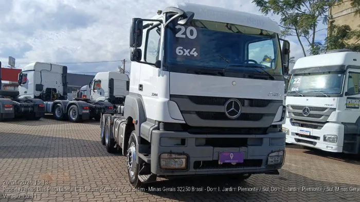 Mercedes-Benz Axor 3344/48 6X4 E5 2020/2020 Vamos Seminovos Betim