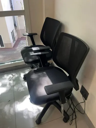 Cadeira Diretor com Braços Reguláveis - Preta, Moderno, CHAIR, Escritório, Regulagem de Al
