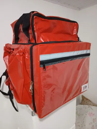 Bag impermeável elite vermelha bolsão G e laterais G