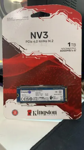 SSD Kingston NV3 1TB PCIe 4.0 NVMe M.2 - Lacrado