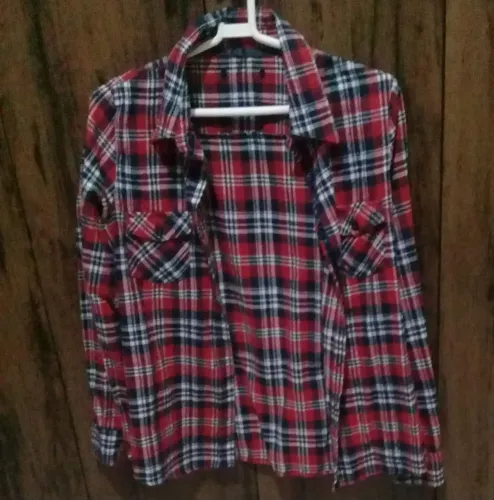 Camisa xadrez flanelada