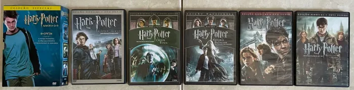 ? Coleção Harry Potter em DVD ? Anos 1 a 7 | Boxes Originais em Excelente Estado