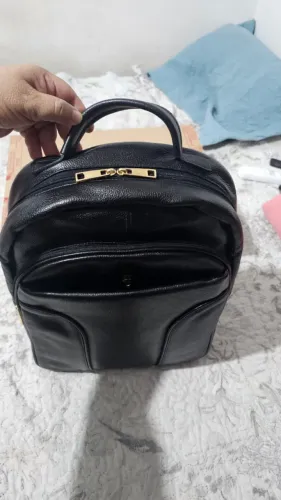 Mochila Unissex 100% Couro Legítimo P Notebook 15