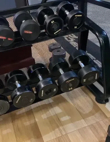 Mesa de dumbels 10 ao 34kg