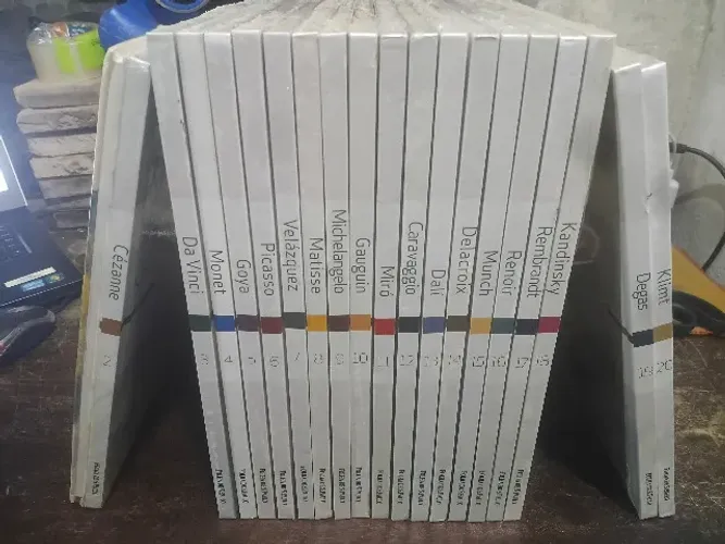 Coleção Folha Grandes Mestres da Pintura Completa 20 Volumes !!!!!!!!!!!!!!