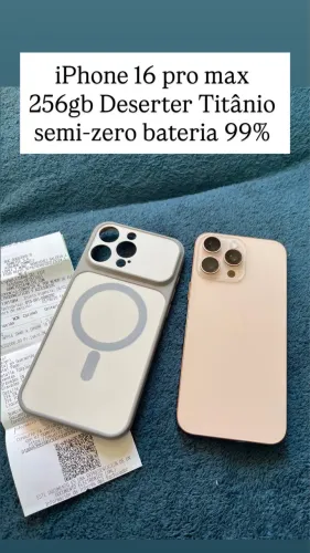 iPhone 16 Pro Max 256gb semi-novo
