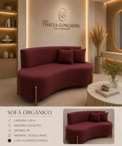Sofá Orgânico Loja Lar Decor