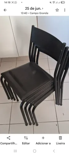 Vendo quatro cadeiras de ferro