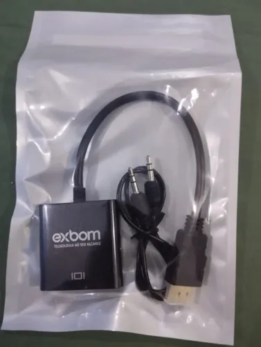 Cabo Adaptador/Conversor HDMI para VGA