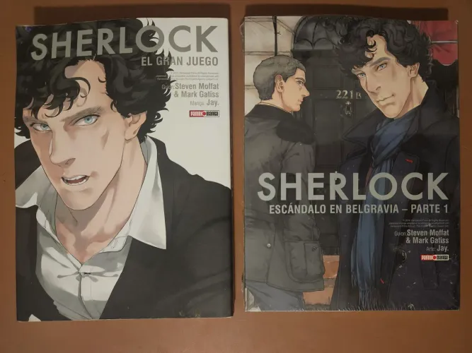 Sherlock Mangá em Espanhol - El Gran Juego y Escándalo En Belgravia Parte 1 (Panini Mangá)