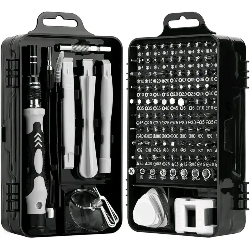 Kit ferramenta 115 peças mini para celular, Tablet e notebooks
