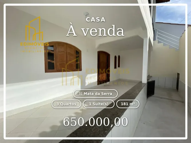 Casa em Mata da Serra Tranquilidade e Acessibilidade para Você!