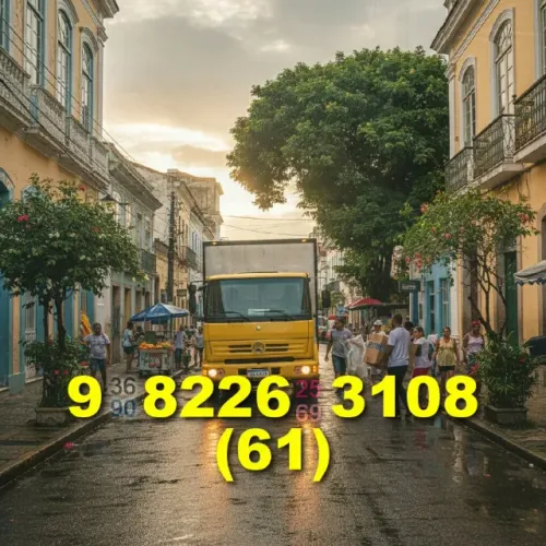 frete disponível para você! serviço de caminhão baú em Brasília.