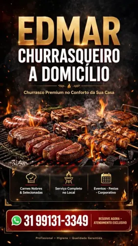 Churrasqueiro a domicílio