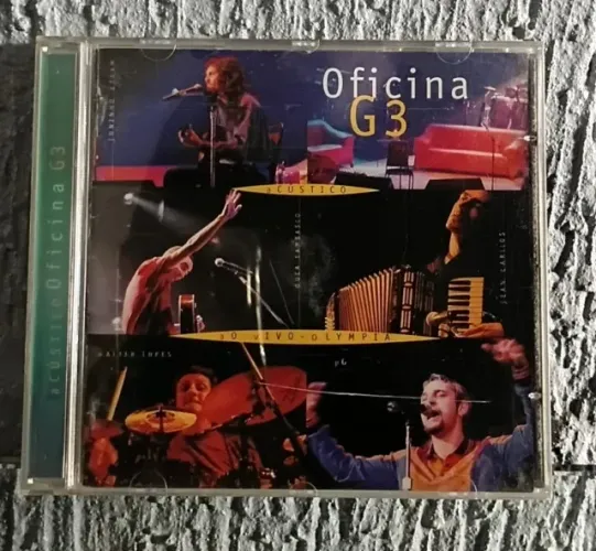 CD OFICINA G3 - AO VIVO OLYMPIA - 1993 - GOSPEL RECORD - RARO