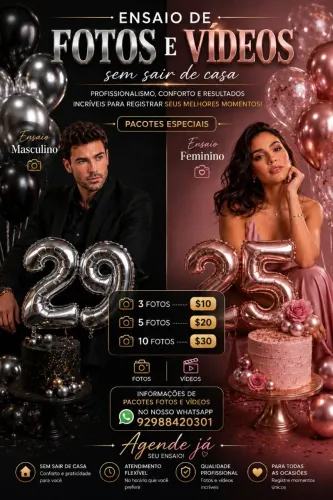 Ensaio de Aniversário Online
