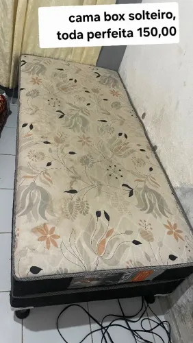 Cama box de solteiro