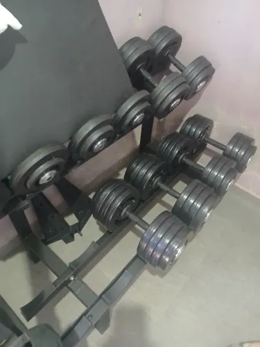Dumbbell injetado mais suporte