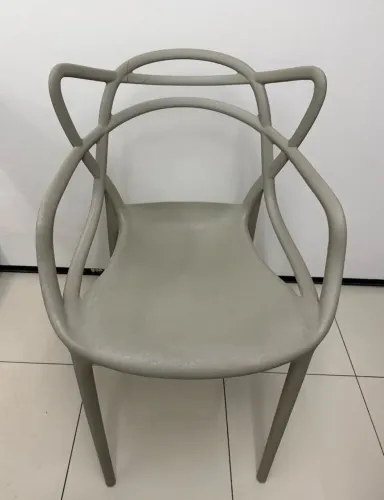 Kit com 2 Cadeiras polipropileno cinza