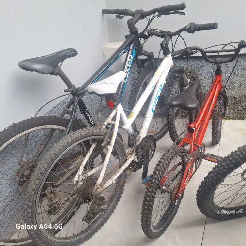 Kit 3 Bicicletas Família (Oxer, GTS e Infantil) - Ótimo Preço
