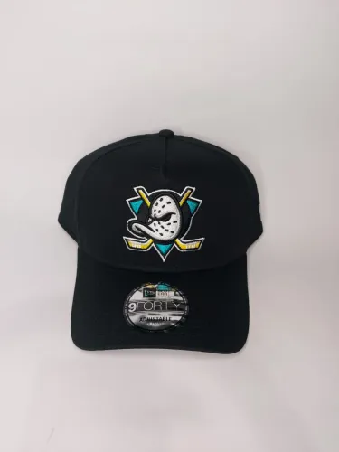 Boné Anaheim ducks preto - New era - Nhl - Aba curva