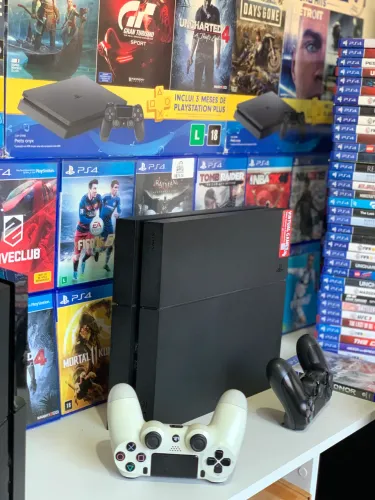 PlayStation 4 Com Garantia Aceito Cartão 12X