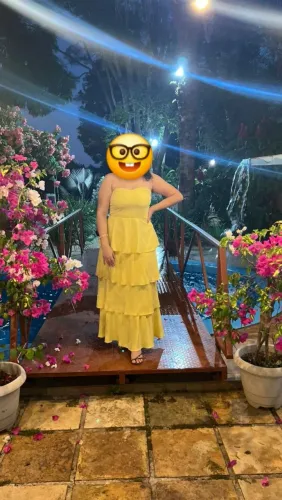Vestido longo festa