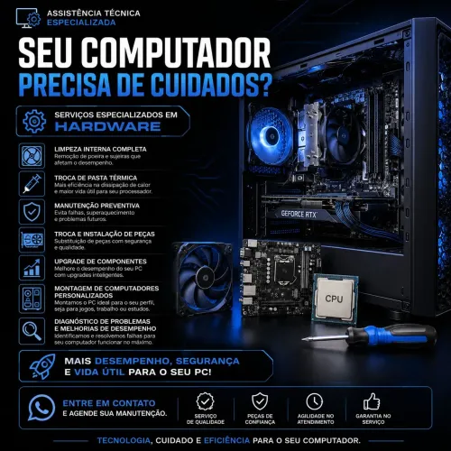 Limpeza e manutenção