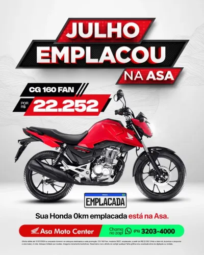 Cg160 Fan promoção +Emplacamento
