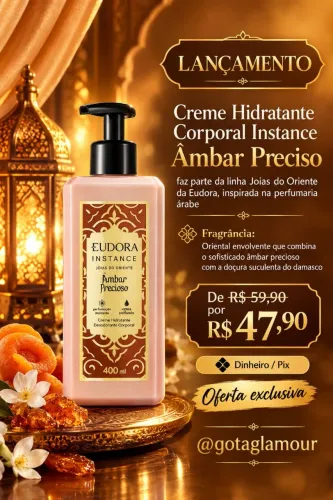Hidratante instance corporal Eudora