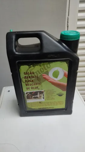 Galão bandeja para descarte de óleo
