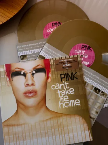 Vinil P!nk Cant Take Me Home discos dourados