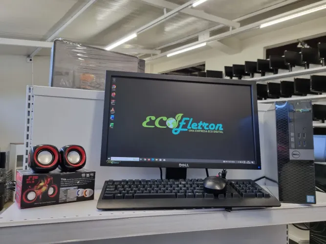 COMPUTADOR COMPLETO DELL OPTIPLEX 3040 i5 + MONITOR 22 Pol. DELL 1920X1080 | GARANTIA E NF