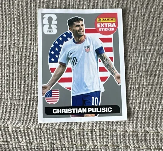 Figurinha Extra CHRISTIAN PULISIC - PRATA- Copa do Mundo 2026 -PANINI
