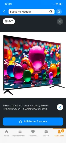 Vendo tv LG 50 polegadas