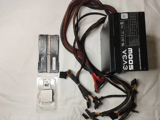 Kit Gamer AMD Ryzen 5 5600G + 16GB RAM HyperX DDR4 + Fonte EVGA 500W 80 Plus