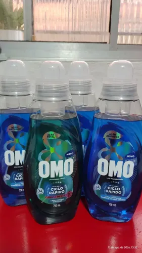 Sabão líquido OMO ciclo rápido
