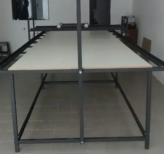 EQUIPAMENTO SERIGRAFIA MESA ABERTA PAR IMPRESSÃO DE CAMISETAS COM CARRINHO DE FLASH CURE 