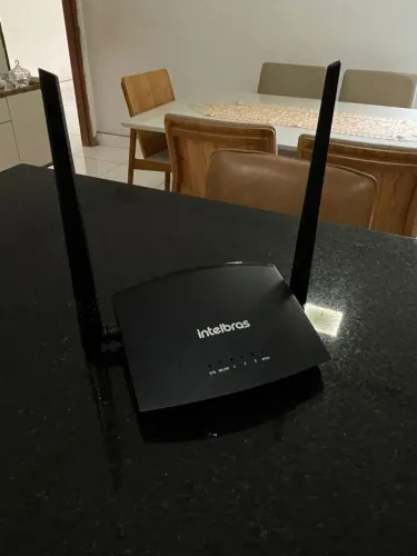 Roteador Intelbras RF 301K Wi-Fi 300Mbps + Fonte Original - Usado